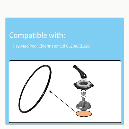 Miniatura 2 de CLX200K Tapa de clorador de piscina Reemplazo de junta tórica de goma para tapa de clorador de piscina Hayward CL200/CL220