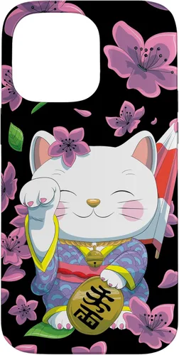 Miniatura 21 de Funda para iPhone 13 Pro Max Japanese Maneki Neko Lucky Cat