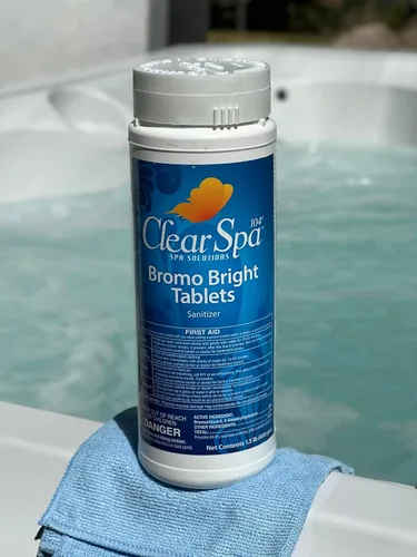 Miniatura 2 de Clear Spa Bromo Bright Tablets 1" 1.5lb Contenedor más grande