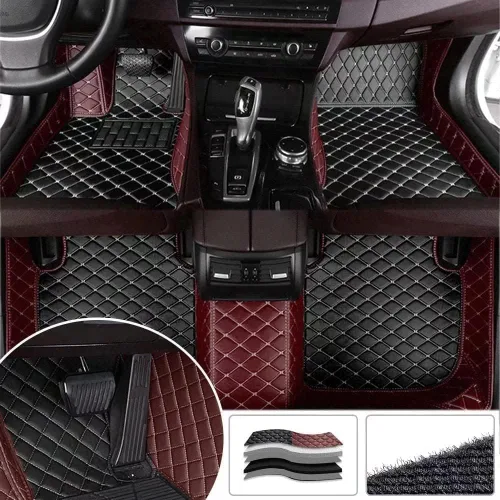Miniatura 10 de Alfombrillas de cuero de lujo personalizadas para todo tipo de clima, para el 99 % de los sedán, SUV, automóvil deportivo, para hombres y mujeres