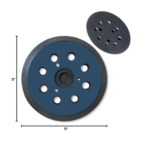 Miniatura 8 de S SATC Almohadillas de repuesto de 5 pulgadas con 8 agujeros de gancho y bucle para lijadoras orbitales DEWALT/Makita