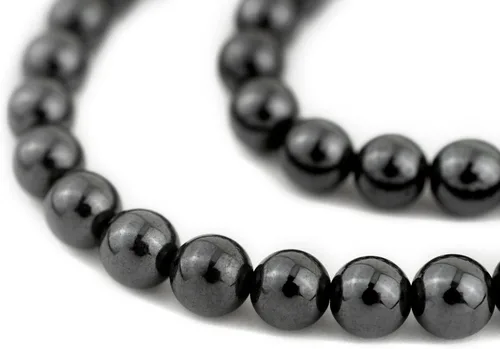 Miniatura 6 de The Bead Chest Cuentas de Jade Blanco Mate Redondas (8mm): Piedra Preciosa Orgánica Redonda Esférica de Energía con Poder de Sanación para Hacer