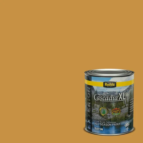 Miniatura 159 de Rodda Paint CASCADIA XL Pintura e imprimación satinada exterior en uno, cuarto de galón, Aquafir