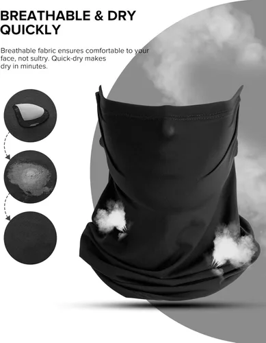 Miniatura 4 de LUNGEAR Bufanda para el cuello, bandana con protección UV, pasamontañas para deportes al aire libre