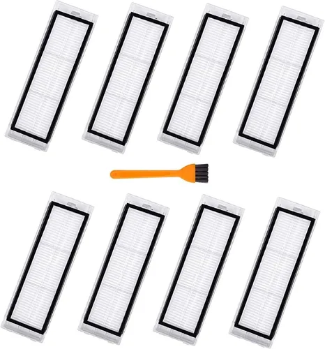 Roborock Filtros compatibles con Roborock S6 Pure, S6, E4, S4 Max, S6 MaxV, S4, E2, E3, E5, E20 E25 E35 S50 S65 Xiaomi Mijia Robot Aspirador, 8