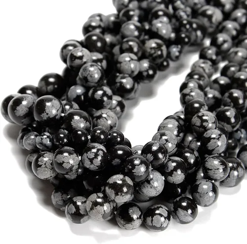 Miniatura 11 de 65 cuentas de jade blanco de 0.236 pulgadas, piedra natural, piedras preciosas redondas auténticas para hacer pulseras de bricolaje, joyas, cuerdas