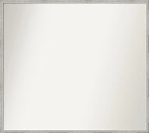 Miniatura 909 de Amanti Art Espejo de baño blanco para sobre el fregadero, 32 x 45 pulgadas, espejo de tocador rectangular blanco esbelto, marco de madera moderno