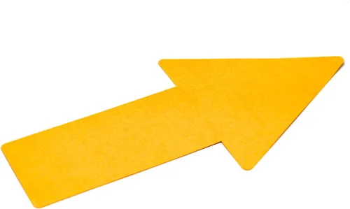Miniatura 2 de Tarifold ES 197404 - Lote de 10 tiras adhesivas para Señalización Suelo, 1.969 x 7.874 in, color amarillo