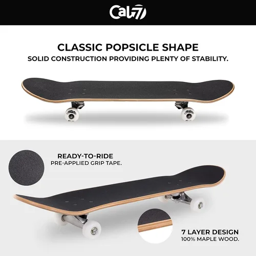 Miniatura 3 de Cal 7 Patineta Completa Estándar 19.1 cm - 20.3 cm de Tabla