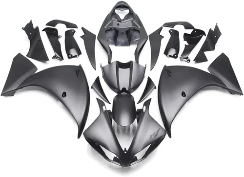 Miniatura 10 de FLPRO - Carenados completos de inyección de color negro brillante para Yamaha 2002 2003 YZF-R1 02 03 YZF1000 R1 de plástico ABS Carrocerías Kit