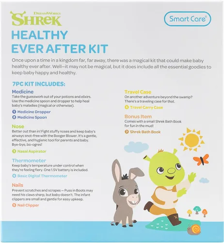 Miniatura 4 de Smart Care Shrek Healthy Ever After Baby Kit de cuidado de la salud para bebés, artículos esenciales para recién nacidos, regalos para recién