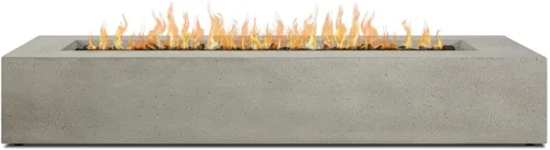 Miniatura 3 de BBQGuys Signature La Valle 1591LP-FLNT - Mesa de fuego rectangular de propano de 72 pulgadas, pedernal