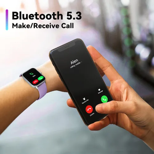 Miniatura 4 de ENOMIR Reloj inteligente para hombres y mujeres, Alexa incorporado con función de llamada y pantalla HD anticaídas de 1.8 pulgadas mejorada 2025