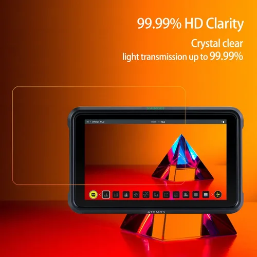 Miniatura 3 de Protector de pantalla para Atomos Shinobi 5 pulgadas SDI 4K HDMI Camera Monitor, Protector de pantalla de película templada para Atomos Shinobi 5
