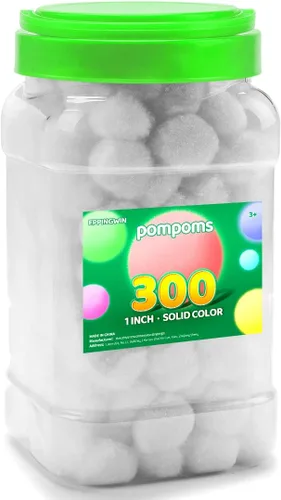 Miniatura 40 de Eppingwin 90 PCS Pompones Multicolores, Pompones Suaves de 1.5 Pulgadas para Manualidades, Colores Surtidos Pompones Grandes para Artes
