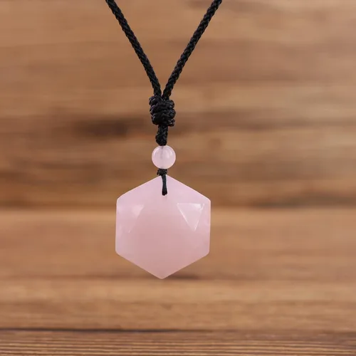 Miniatura 4 de COAI Collar con colgante de hexagrama de estrella de David Amulet Piedra