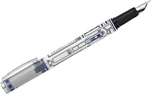 Miniatura 2 de Sheaffer Pop Star Wars R2-D2 - Pluma estilográfica con borde cromado y punta mediana