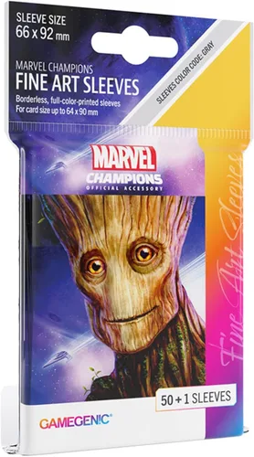 Miniatura 10 de Gamegenic Marvel Champions The Card Game - Juego de cartas oficial Gamora Fine Art, paquete de 50 fundas artísticas y 1 funda transparente