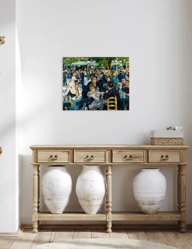 Miniatura 4 de DECORARTS - Bal du Moulin de la Galette, Reproducción de Arte de Pierre Auguste Renoir. Impresiones sobre lienzo en giclée para decoración de pared