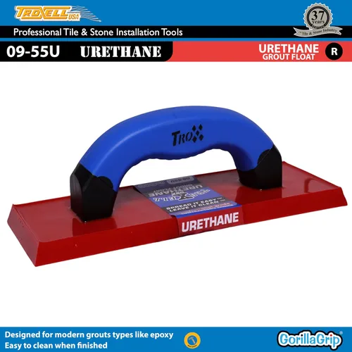 Miniatura 2 de Troxell USA - Flotador de lechada de uretano de 4" x 9" con mango SoftGrip