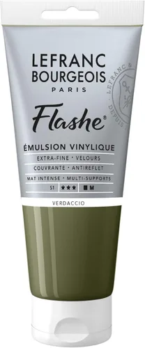 Miniatura 48 de Lefranc Bourgeois Flashe - Pintura de vinilo, tubo de 2.7 onzas, color blanco