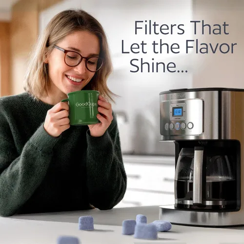 Miniatura 6 de 6 filtros de agua para cafeteras Cuisinart, filtros de agua de carbón de repuesto, se adapta a todas las cafeteras Cuisinart de GoodCups