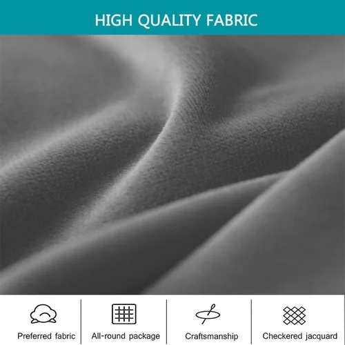 Miniatura 5 de Funda para sillón de color liso, funda de terciopelo de felpa para sillón, fundas gruesas y lavables para sala de estar y dormitorio, color beige