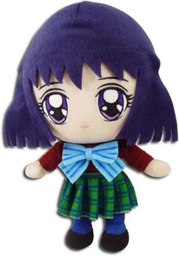 Miniatura 3 de Great Eastern Sailor Moon GE-52049 Hotaru Tomoe Saturn - Uniforme escolar de peluche, multicolor, 8.5 pulgadas