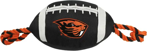 Miniatura 10 de NCAA Penn State Nittany Lions - Juguete de fútbol para perro, materiales de nailon de calidad resistente, cuerdas de tracción fuertes, chirriador