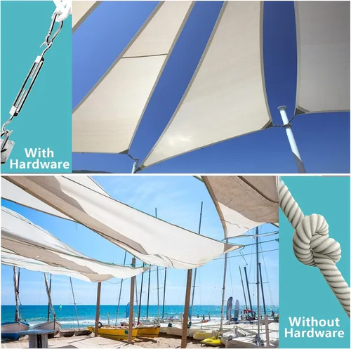Miniatura 5 de Kit de accesorios para toldo, 5 pulgadas, súper resistente, acero inoxidable 304 de grado marino, kit de accesorios para instalación de velas