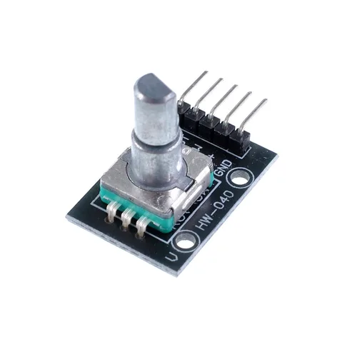 Miniatura 4 de Paquete de 5 módulos de codificador rotativo KY-040, sensor de ladrillo incremental para Arduino, AVR, PIC, STM32, Raspberry Pi - Codificador