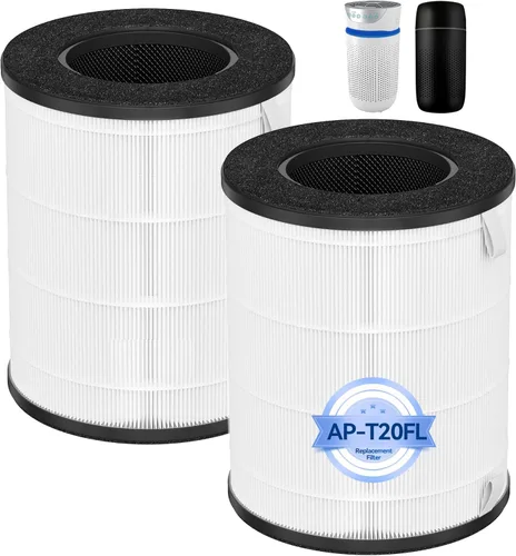 Miniatura 9 de AP-T10FL Filtro de repuesto apto para Homedics compatible con los modelos de purificador de aire HoMedics TotalClean AP-T10-BK y AP-T10-WT filtro