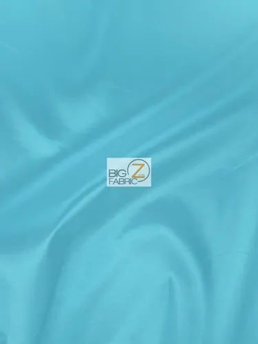 Tela de tafetán de poliéster sólido de 58 pulgadas/60 pulgadas, 33 colores, se venden por The Yard DIY Lining Dress Drapes (Aqua)