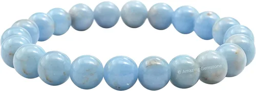 Miniatura 517 de Amazing Gemstone Pulsera de cristal para mujeres y hombres, pulsera de cristal curativo de protección, pulsera elástica con cuentas de piedras