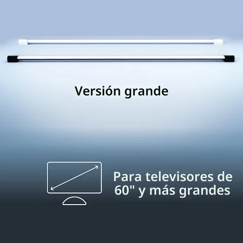 Miniatura 2 de Philips Hue - Tubo de luz LED inteligente grande, negro - Luz LED de cambio de color blanco y ambiente - 1 paquete - Sincronización con TV, música