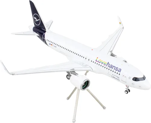 Miniatura 2 de GeminiJets GJDLH2168 Lufthansa Airbus A320neo 'Lovehansa' D-AINY; Escala 1:400
