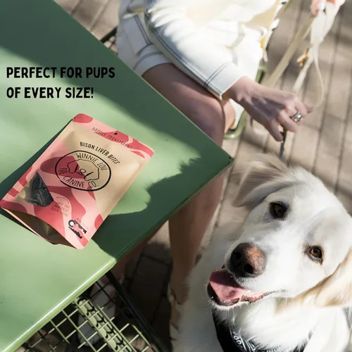 Miniatura 7 de Winnie Lou Bison Liver Bites - Golosinas para perros, ingredientes limitados, grado humano, golosinas de entrenamiento para perros pequeños