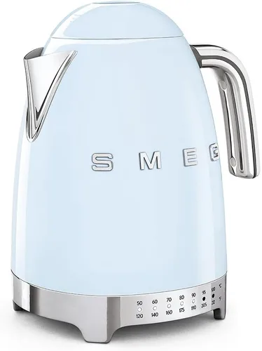 SMEG Hervidor eléctrico de temperatura variable 1.7L (7 tazas), hervidor de té y café de acero inoxidable, hervir rápido, temperatura ajustable de