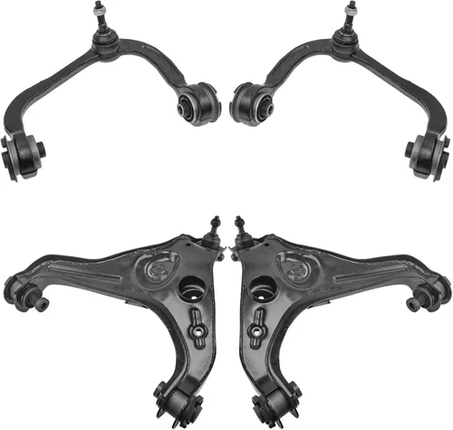 Miniatura 68 de TRQ Brazo de control delantero superior e inferior con rótula juego de 4 piezas compatible con Land Rover Range Rover 2003-2012