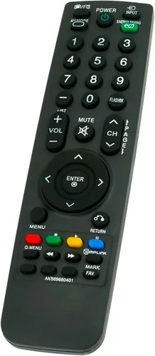 Miniatura 3 de AKB69680401 - Control remoto de repuesto para LG LCD TV 19LH20 22LH20 26LH20 32LH20 37LH20 42LH20 19LU55 22LU55 26LU55 32LF11 37LF11 4 2LF11 47LF11