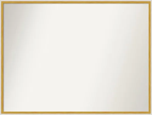 Miniatura 1033 de Amanti Art Espejo de baño blanco para sobre el fregadero, 32 x 45 pulgadas, espejo de tocador rectangular blanco esbelto, marco de madera moderno