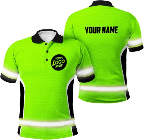 Miniatura 19 de Uniform Company - Polo reflectante de alta visibilidad para hombres y mujeres, polo de seguridad, ropa de trabajo para trabajadores Sudadera