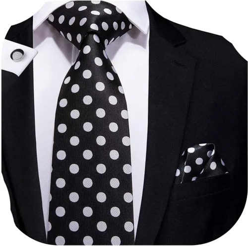 Miniatura 139 de Hi-Tie Corbatas de seda para hombre, diseño de cachemira a rayas, con bolsillo, gemelos cuadrados, conjunto formal de negocios