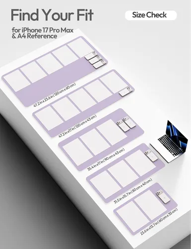 Miniatura 5 de YSAGi Protector de escritorio de cuero, tapete de oficina, alfombrilla grande para ratón, secante de cuero PU antideslizante, almohadilla