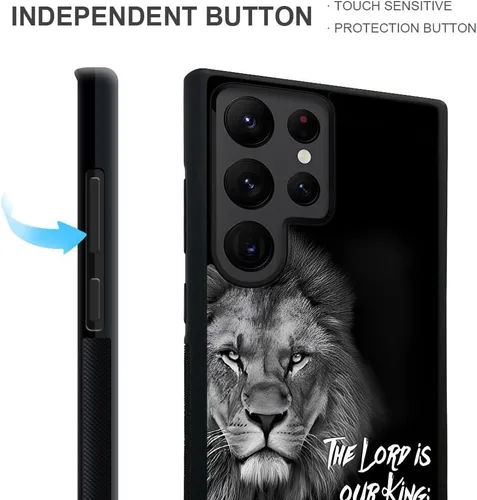Miniatura 4 de Funda compatible con Samsung Galaxy S22 Ultra, funda delgada y suave a prueba de golpes, funda protectora de poliuretano termoplástico para mujeres