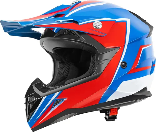 Miniatura 9 de Casco para Dirt Bike YEMA aprobado por DOT - Casco de motocross ATV MX BMX todoterreno de cara completa con 8 ventilaciones y forro removible, casco