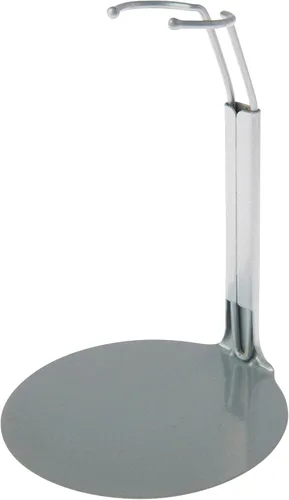Plymor DSP-4125S - Soporte ajustable plateado para muñecas, se adapta a muñecas de cintura delgada de 7, 7.5, 8, 8.5 y 9 pulgadas o figuras de