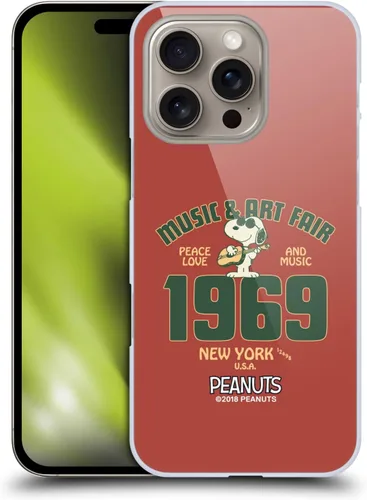 Miniatura 18 de Head Case Designs Funda rígida con licencia oficial de Peanuts Snoopy Woodstock Far Out Woodstock 50th compatible con Apple iPhone 15 Plus