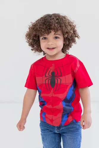 Miniatura 2 de Marvel Spider-Man 4 Pack Pullover T-Shirts Toddler to Big Kid