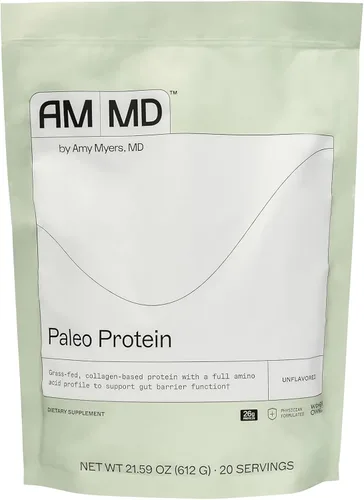 Miniatura 11 de Amy Myers MD Proteína en Polvo Paleo - Doble Chocolate, 20 Porciones - Suplemento de Proteína Basado en Colágeno para el Apoyo de la Función